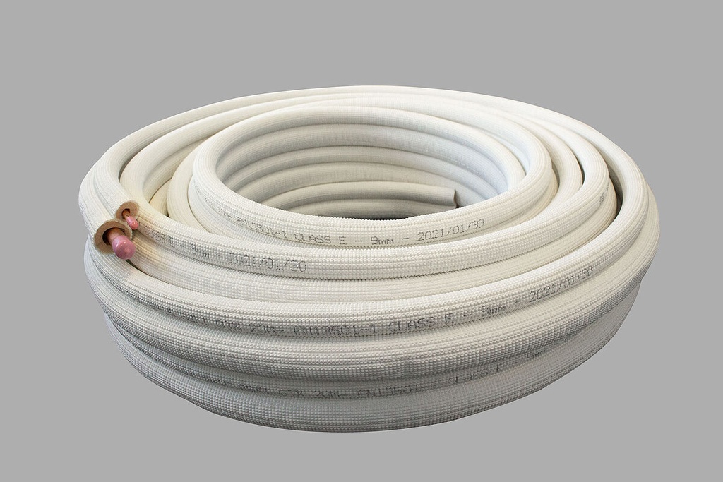Tube cuivre pré-isolé 1/4-3/8 (20m)