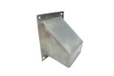 Muurdoring aluminium 80 x 80 mm