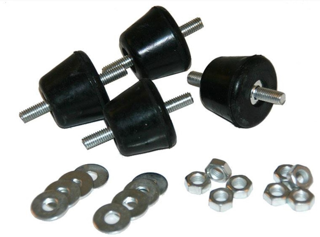 Bloc d'amortissement (jeu de 4 pcs) 19 à 85 kg - M8