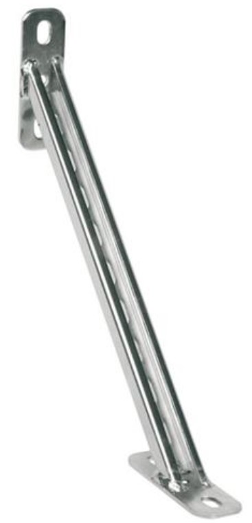 Support de renfort de rail 32X20X550 MM