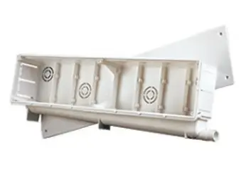 Horizontale inbouwdoos 435 x 110 x 70 mm