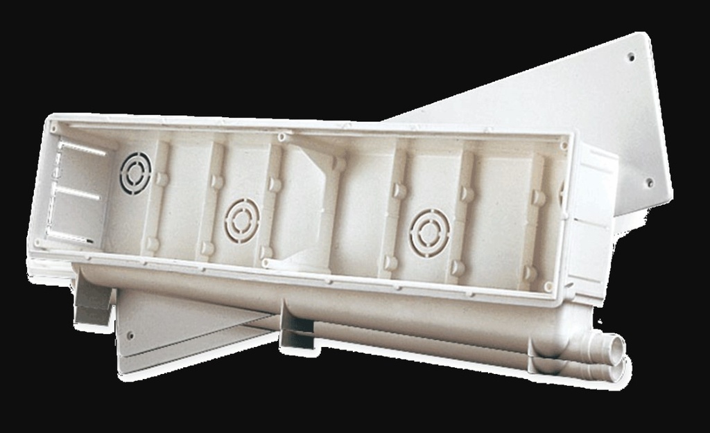 Horizontale inbouwdoos 435 x 110 x 70