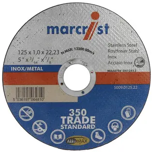 Disque à tronçonner acier + inox Ø125 x 1,0 mm