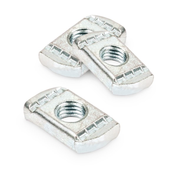 Plaque de fixation M10 pour profil 41 x 41 mm (par pièce)