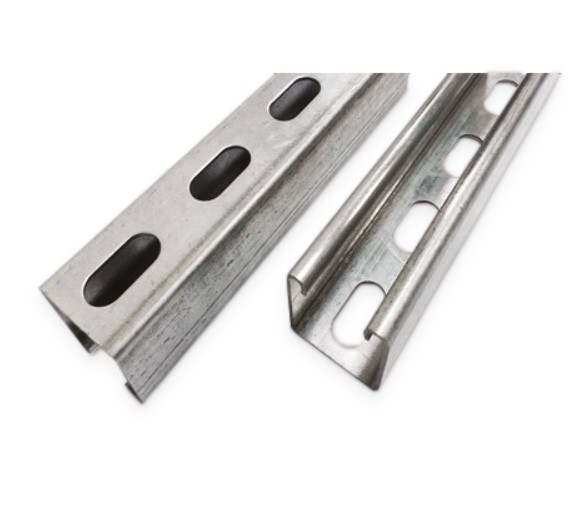 Verzinkte rail 41 x 41 x 1,6 mm - L = 2000 mm