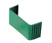 Witte clip-on bevesigingsbeugel voor kanaal 110 x 75 mm