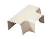 WIT T-STUK VOOR KANAAL 80X60MM RAL9010