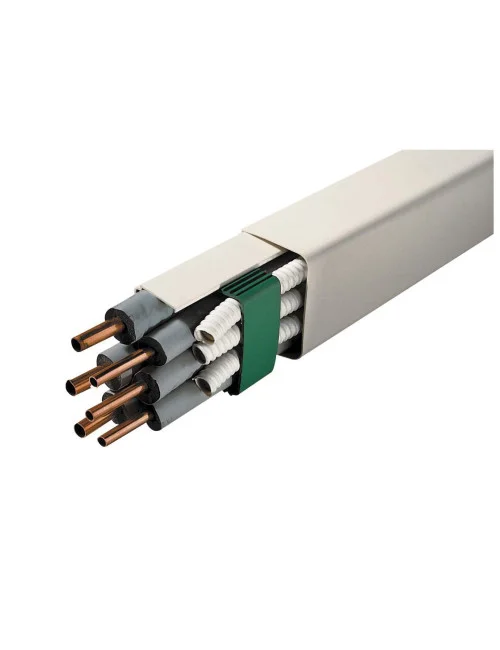 Blanc goulotte 110 x 75 mm - 2 m