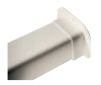 WITTE MUURROZET VOOR KANAAL 110X75MM RAL9010