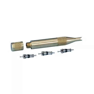 Tournevis démonte schrader avec réservoir