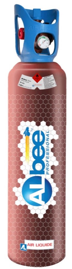 Bouteille ALbee Minitop Acétylène 5L (1kg)