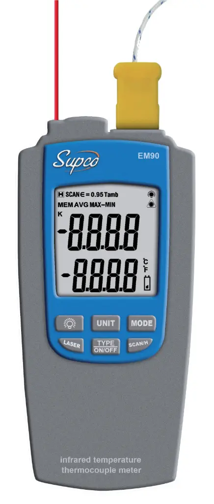 Thermometer met sonde en infrarood