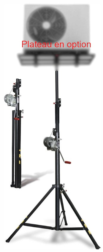 Lève charge 100Kg - H.max 4m