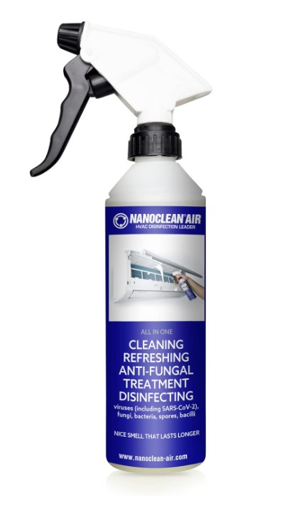 Pulvérisateur 500 ml de nettoyant et désinfectant pour unité intérieure