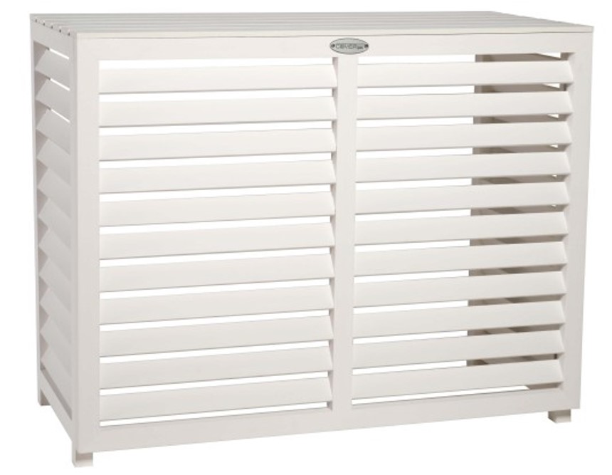 Composiet airco-omkasting maat L wit