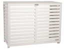 Composiet airco-omkasting maat L wit