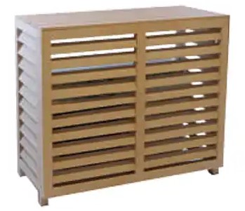 Cache climatisation composite Taille L teck