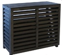 Cache climatisation composite taille L anthracite