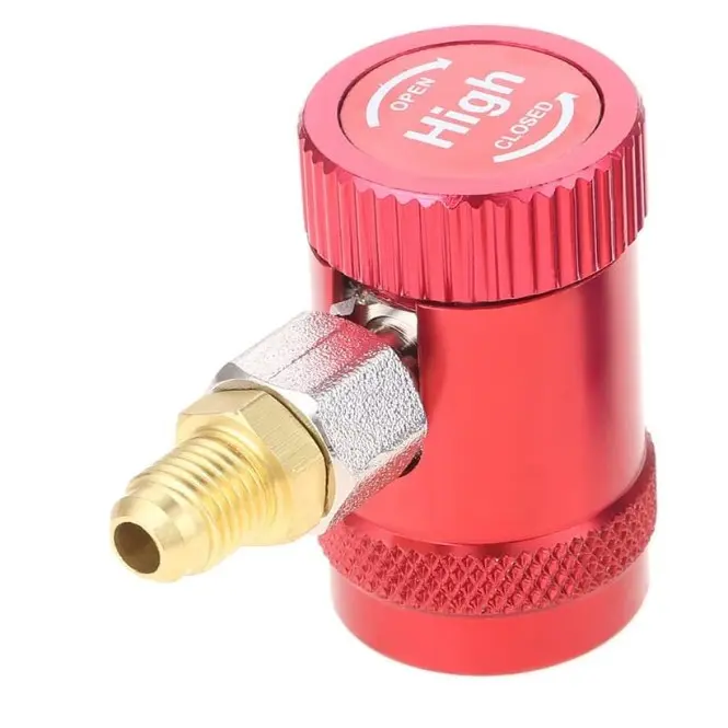 Raccord rapide automobile 90° HP - M et F - R1234yf