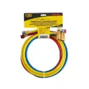 Tuyaux de charge de réfrigérant CPS Premium avec vannes SafeMate 5/16"