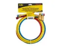 Tuyaux de charge de réfrigérant CPS Premium avec vannes SafeMate 1/4"