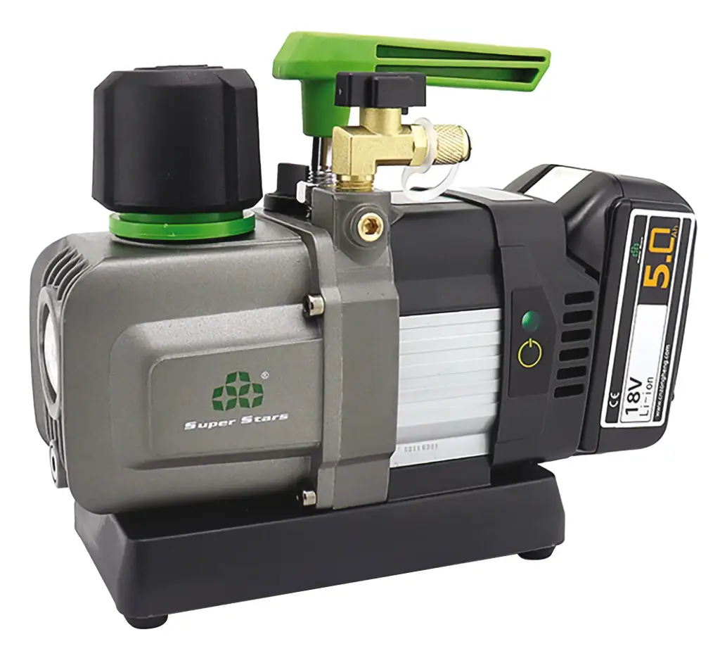 Compacte vacuümpomp op accu 70 L/min