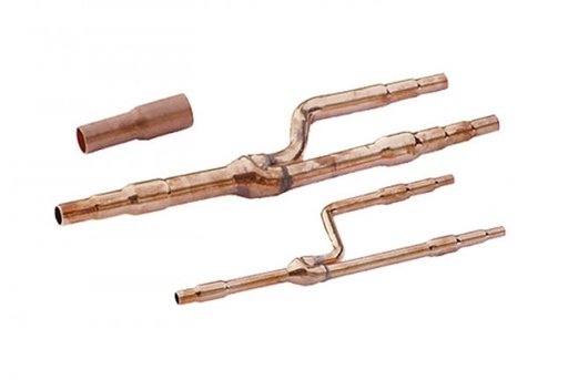 [11110520] Koperen Y-aftakking