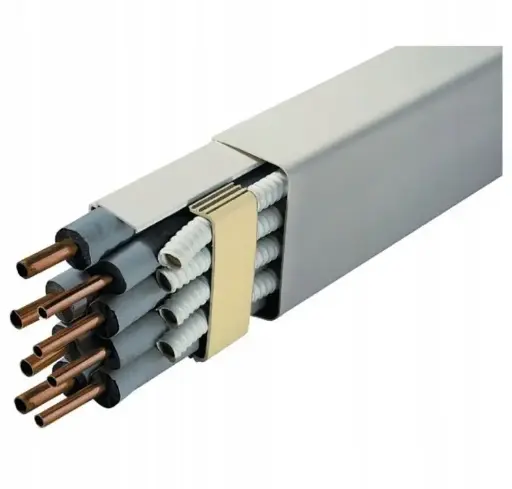 [CLI04350] Witte kanaal 140 x 90 mm - 2 m 