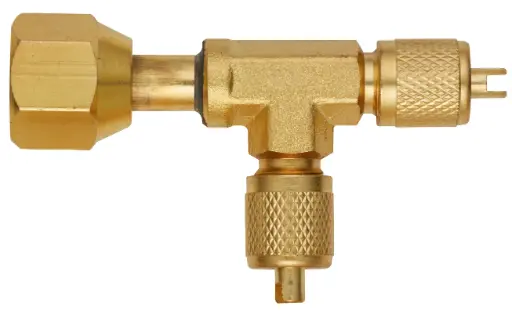 [RFL16006] T‑stuk service 5/16"F‑1/4"M‑1/4"M