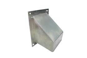 [ALX-7711-000] Muurdoring aluminium 80 x 80 mm