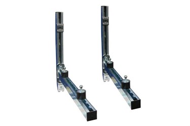 [ALX-6121-000] Verzinkte muurbeugels 100 + 100kg 38x40x600mm (2st)