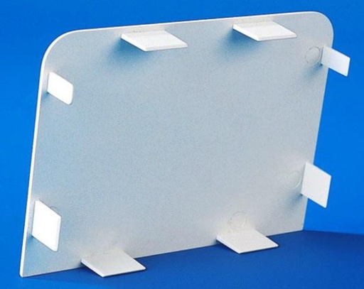 [ADP-1541-010]  WIT UITEINDEE D105 - RAL 9003