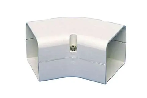 [ADP-1524-010] Blanc coude plat 45° - 105 mm