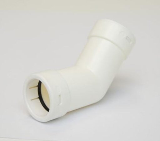 [ALX-2152-010]  45° STEVIGE AFVOERLEIDINGSAANSLUITING - Ø 20 MM