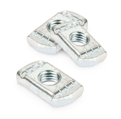 [EQFIPTARM08] Plaque de fixation M8 pour profil 41 x 41 mm (par pièce)