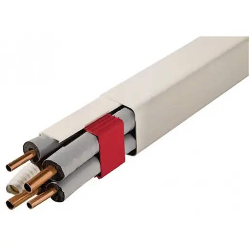 [CLI04302] Witte kanaal 80 x 60 mm - 2m