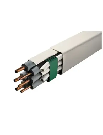 [CLI04330] Witte kanaal 110 x 75 mm - 2 m 