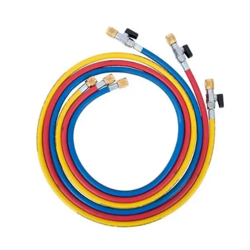 [CCL-60-1/2-20UNF] Refco CCL-60-1/2"- 20UNF set 3 tuyaux 150 cm 2x 1/2"- 20UNF + 1x 1/4" SAE