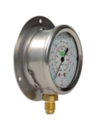 [54549] Refco MR-306-DS-R134A-R404A-R507 HP Manometer 1/4 SAE HP 63mm