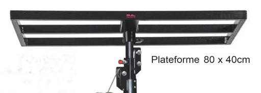 [CLI04460] Plateau 80 x 40 cm pour Lève-charge (pour CLI04435)