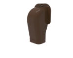 [SCD100010] Bruine muurcontactdoos voor T72-draagrails